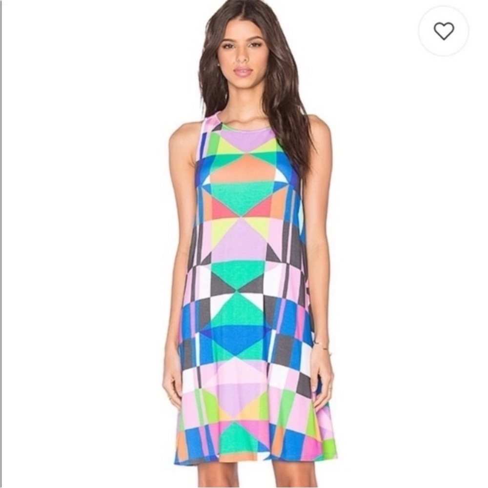 Mara Hoffman Swing Dress in Diamonds size S